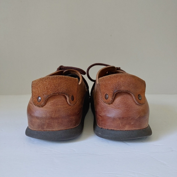 Birkenstock Montana Plus Suede Oiled Leather Shoes Size 9 9.5 Brown Two Tone - Picture 11 of 14